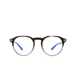 Tom Ford FT5833-B Eyeglasses 056 havana / monocolor / dark havana