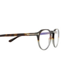 Tom Ford FT5833-B Eyeglasses 056 havana / monocolor / dark havana - product thumbnail 3/4
