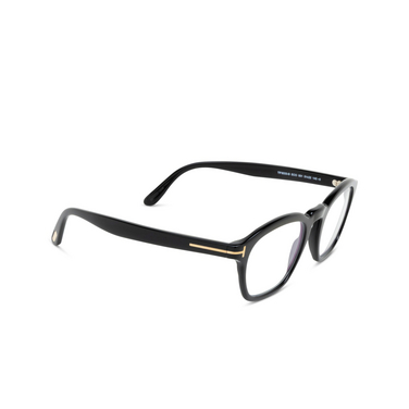 Tom Ford FT6033-B Eyeglasses 001 shiny black - three-quarters view