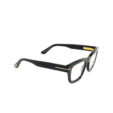 Tom Ford FT6036-B Eyeglasses 001 shiny black - three-quarters view
