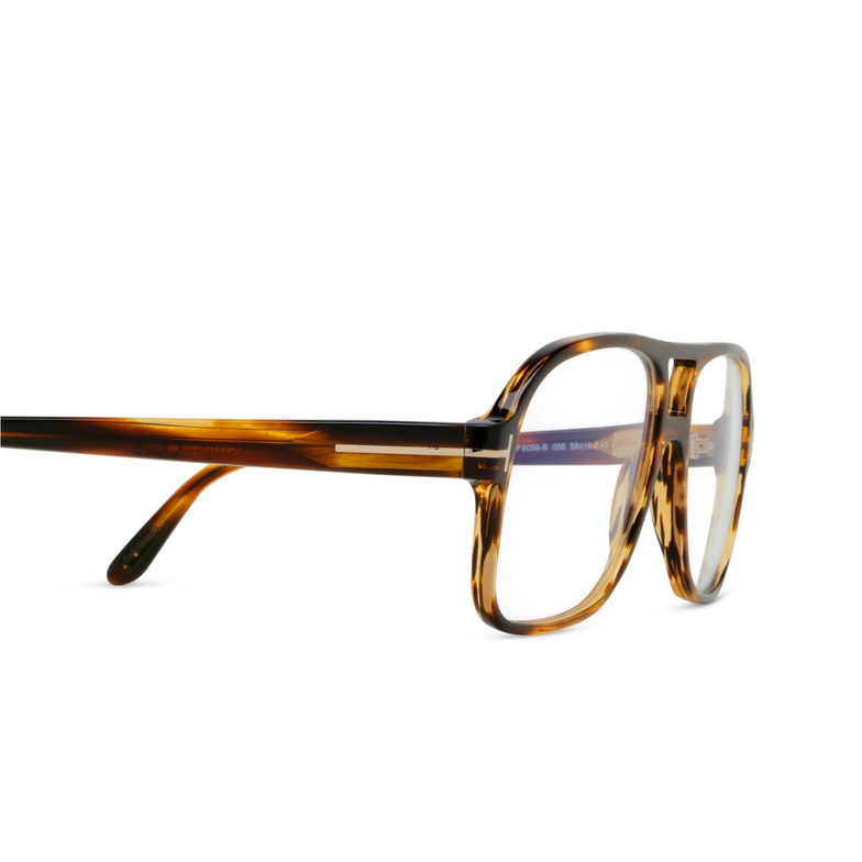 Lunettes de vue Tom Ford FT6058-B 055 coloured havana - 3/4