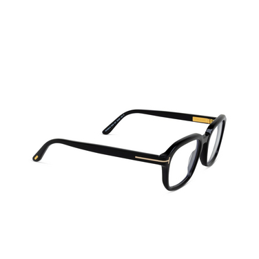 Occhiali da vista Tom Ford FT6060-B 001 shiny black - tre quarti