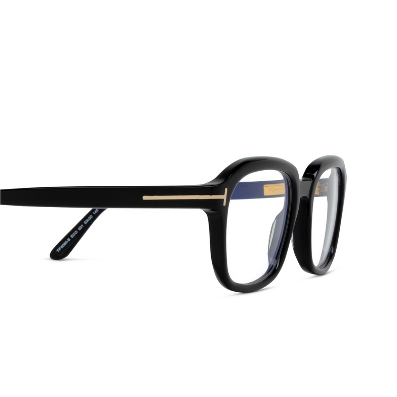Occhiali da vista Tom Ford FT6060-B 001 shiny black - 3/4