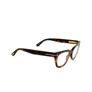 Occhiali da vista Tom Ford FT6066-B 055 coloured havana - tre quarti