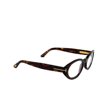 Occhiali da vista Tom Ford FT6067-B 052 dark havana - tre quarti