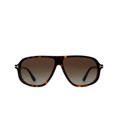 Tom Ford GUILLAUME Sunglasses 52K dark havana - front view