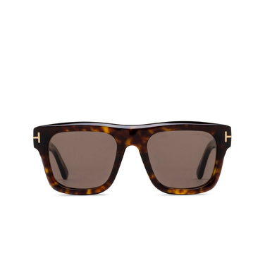 Tom Ford ICON Sunglasses 52A dark havana - front view