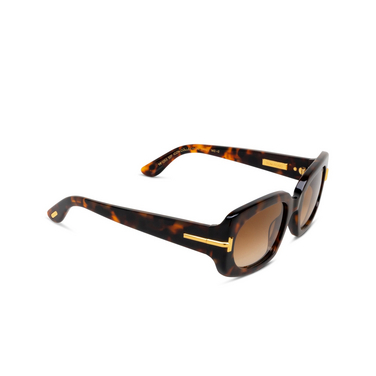 Tom Ford ICON Sonnenbrillen 52F dark havana - Dreiviertelansicht