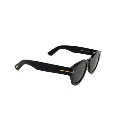 Tom Ford LELIO Sonnenbrillen 01A shiny black - Dreiviertelansicht