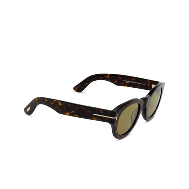 Tom Ford LELIO Sonnenbrillen 52N dark havana - Dreiviertelansicht