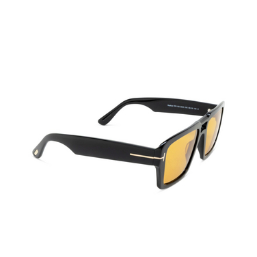 Tom Ford REDFORD 01E shiny black - Dreiviertelansicht