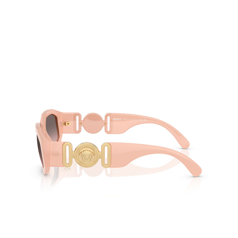 Lunettes de soleil Versace Medusa Biggie 539258 nude opal - 3/4