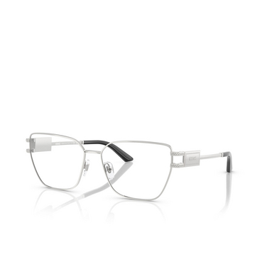 Gafas graduadas Versace VE1301 1000 silver - Vista tres cuartos