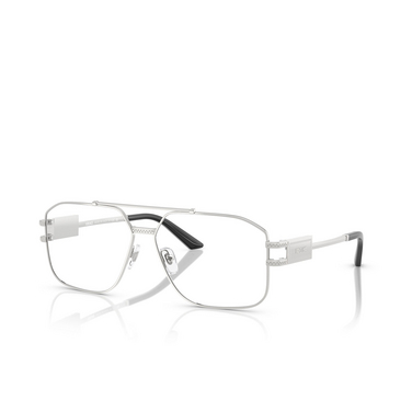 Lunettes de vue Versace VE1302 1000 silver - Vue trois quarts