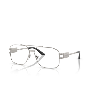 Lunettes de vue Versace VE1302 1001 gunmetal - Vue trois quarts