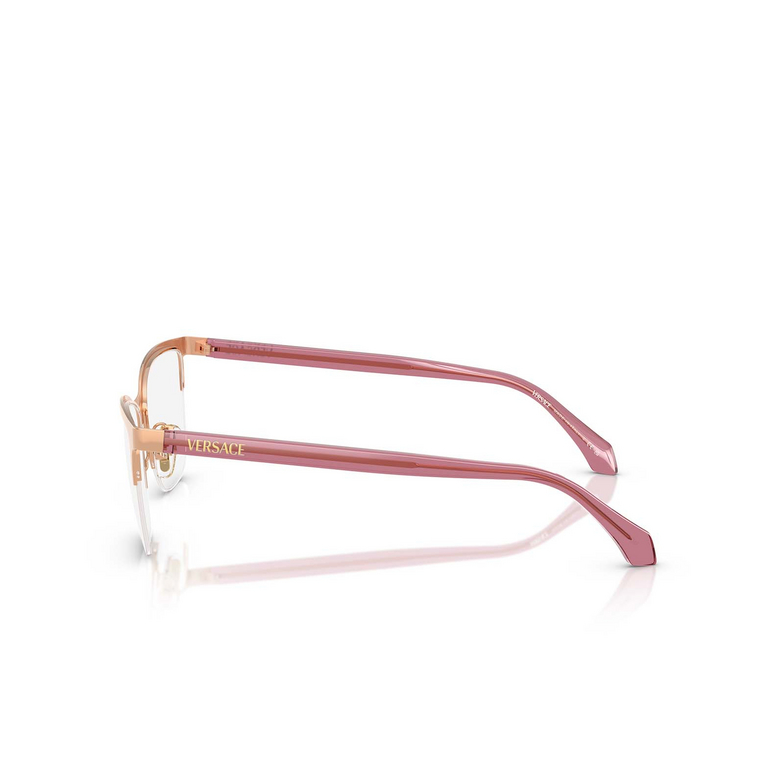 Gafas graduadas Versace VE1304 1412 rose gold - 3/4