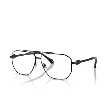 Occhiali da vista Versace VE1307 1436 matte black - tre quarti