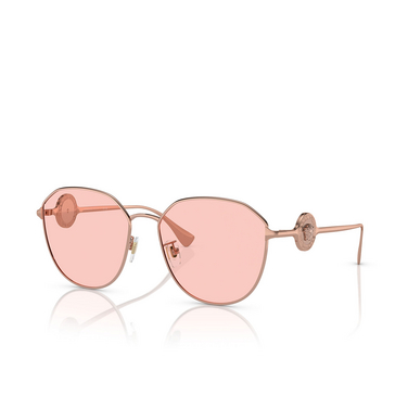 Gafas de sol Versace VE2259D 1412/5 rose gold - Vista tres cuartos