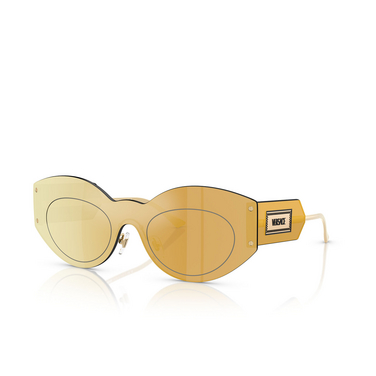 Gafas de sol Versace VE2276 10027P brown mirror gold - Vista tres cuartos