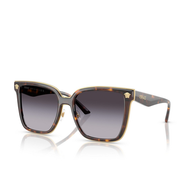 Versace VE2278D Sunglasses 108/8G havana - three-quarters view