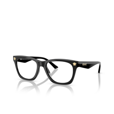 Gafas graduadas Versace VE3363U GB1 black - Vista tres cuartos