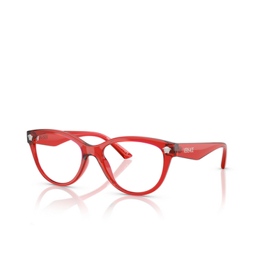 Gafas graduadas Versace VE3365U 5495 red - Vista tres cuartos