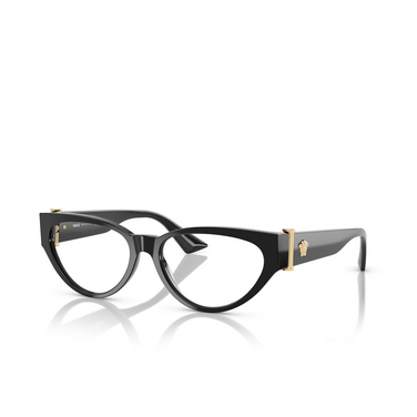 Lunettes de vue Versace VE3366 GB1 black - Vue trois quarts