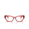 Versace VE3367U Korrektionsbrillen 5495 red transparent - Produkt-Miniaturansicht 1/4