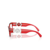 Versace VE3367U Korrektionsbrillen 5495 red transparent - Produkt-Miniaturansicht 3/4