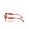 Occhiali da vista Versace VE3370D 5495 red transparent - anteprima prodotto 3/4