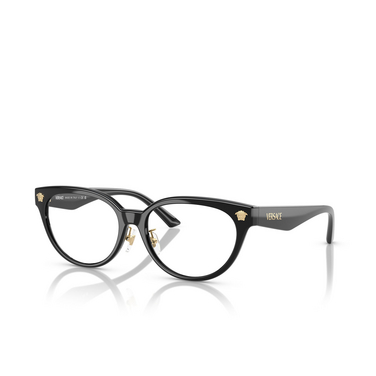 Gafas graduadas Versace VE3370D GB1 black - Vista tres cuartos