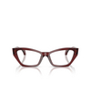 Versace VE3373U Eyeglasses 5512 transparent bordeaux - product thumbnail 1/4