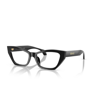 Versace VE3373U Eyeglasses GB1 black - three-quarters view