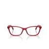 Versace VE3375 Korrektionsbrillen 5520 transparent red - Produkt-Miniaturansicht 1/4