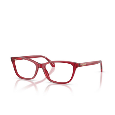 Versace VE3375 Korrektionsbrillen 5520 transparent red - Dreiviertelansicht