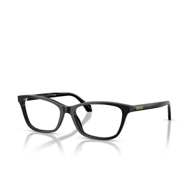 Gafas graduadas Versace VE3375 GB1 black - Vista tres cuartos