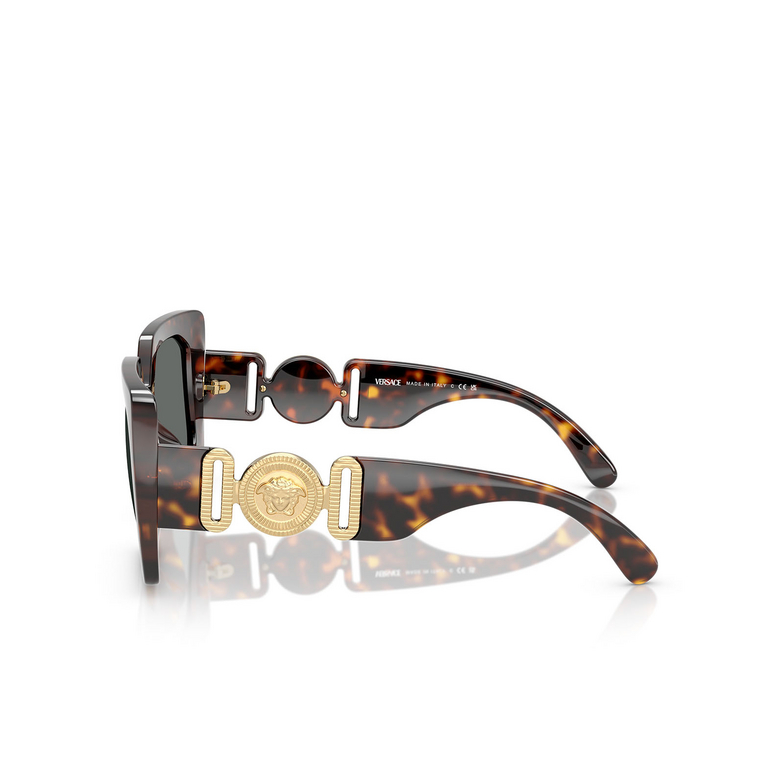 Lunettes de soleil Versace VE4478U 108/87 havana - 3/4