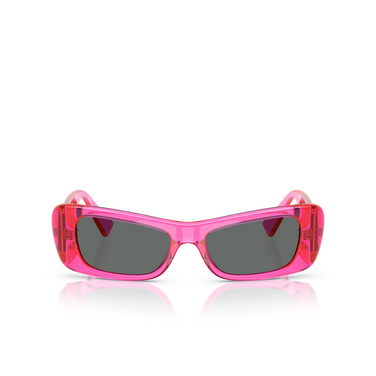 Gafas de sol Versace VE4481 543487 fuchsia fluo transparent - Vista delantera