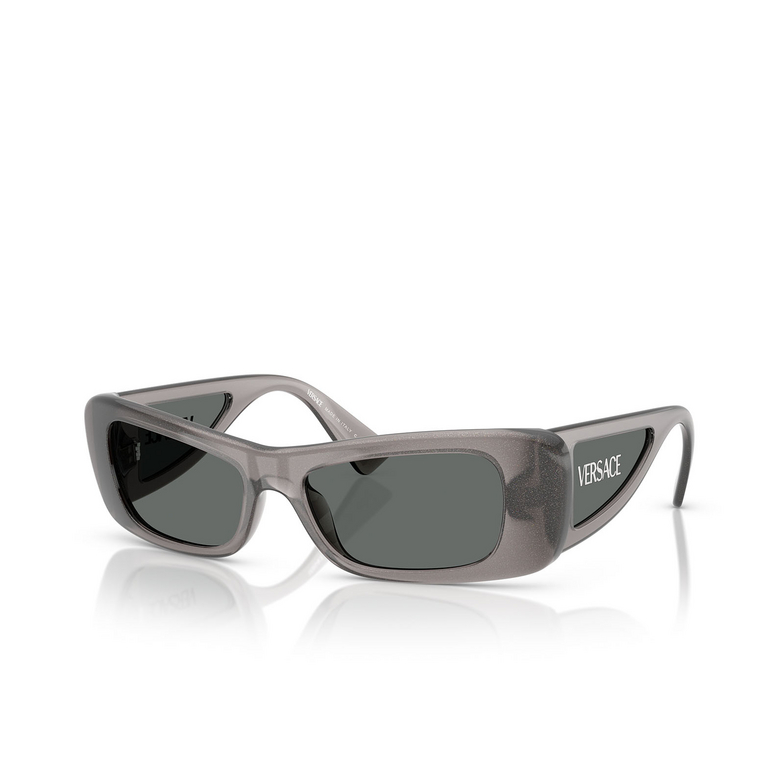 Versace VE4481 Sunglasses 550287 grey glitter transparent - 2/4