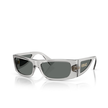 Versace VE4482 Sunglasses 530587 transparent grey - three-quarters view