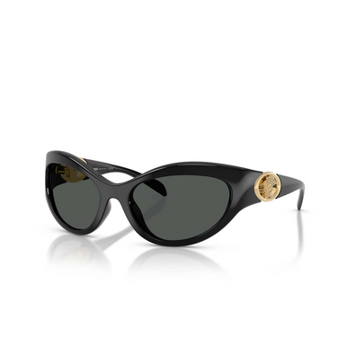 Versace VE4485 Sonnenbrillen GB1/87 black - Dreiviertelansicht