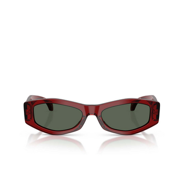 Lunettes de soleil Versace VE4487 551271 transparent bordeaux - Vue de face