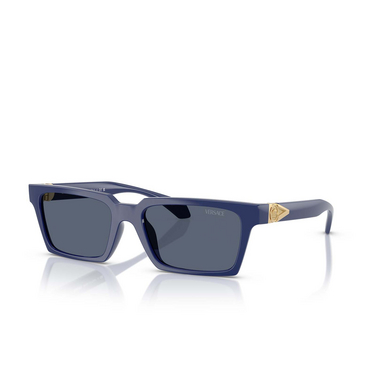 Occhiali da sole Versace VE4490U 545087 solid blue - tre quarti