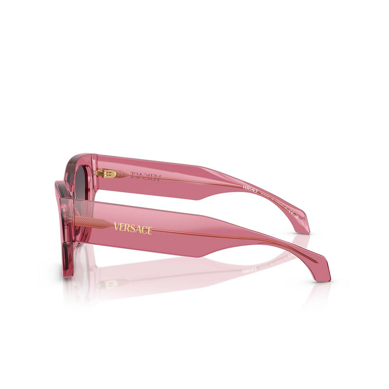 Occhiali da sole Versace VE4492U 551646 transparent pink - 3/4