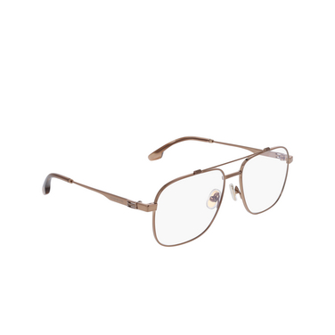 Victoria Beckham VB2138 Eyeglasses 730 amber gold - three-quarters view