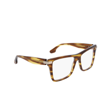 Victoria Beckham VB2677 Eyeglasses 224 striped tobacco - three-quarters view