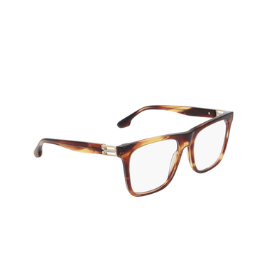 Victoria Beckham VB2679 Eyeglasses 230 striped brown - three-quarters view