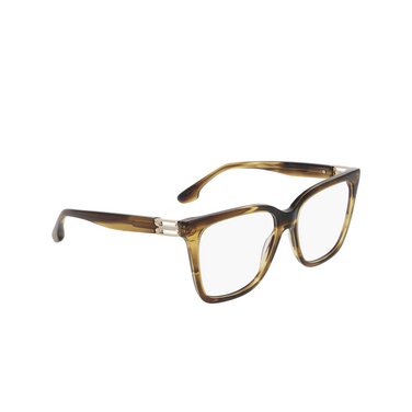 Victoria Beckham VB2680 Eyeglasses 318 striped khaki - three-quarters view