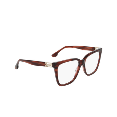 Victoria Beckham VB2680 Eyeglasses 618 striped red - three-quarters view