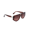 Lunettes de soleil Victoria Beckham VB681S 618 striped red - Vignette du produit 2/3